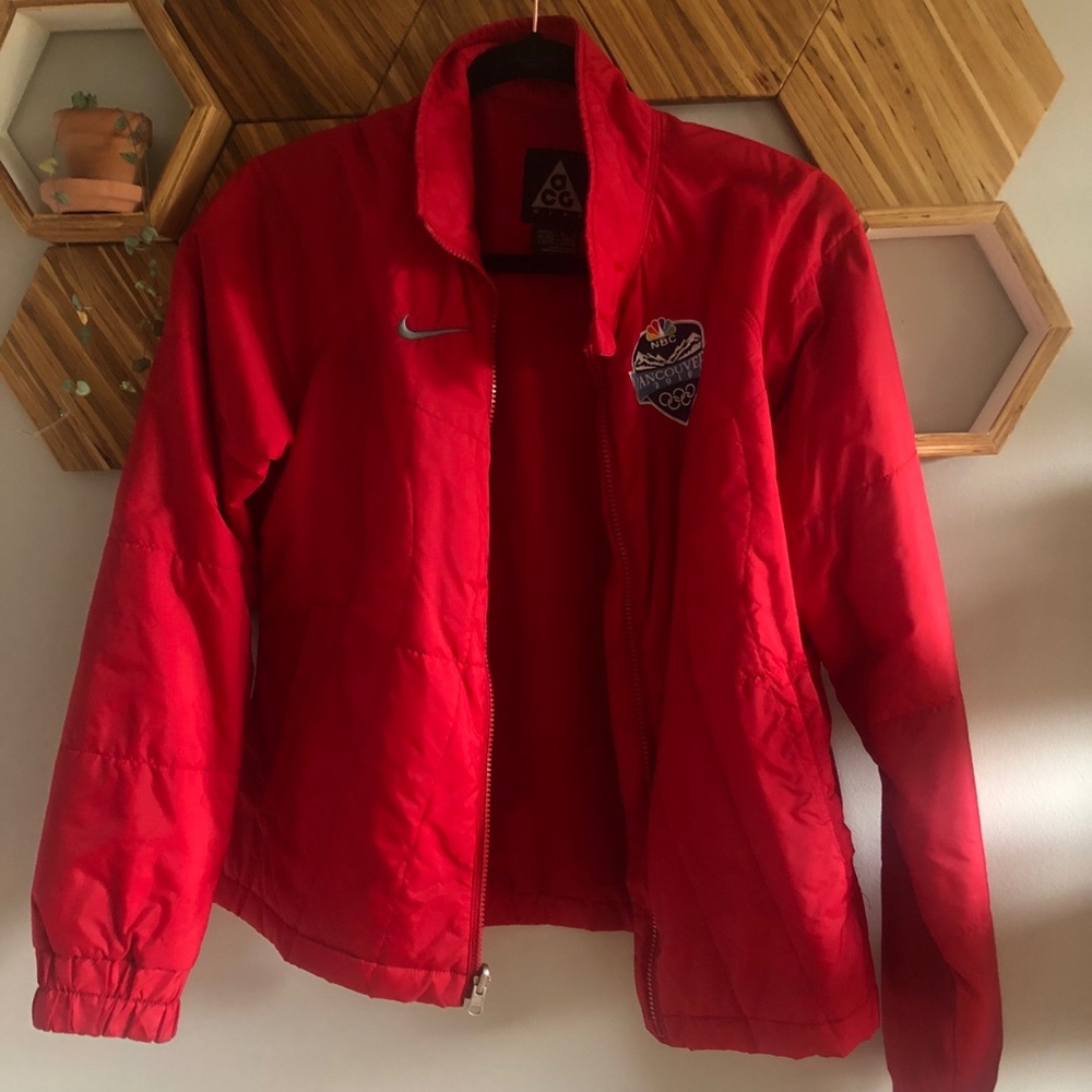 Nike 2010 olympics red jacket